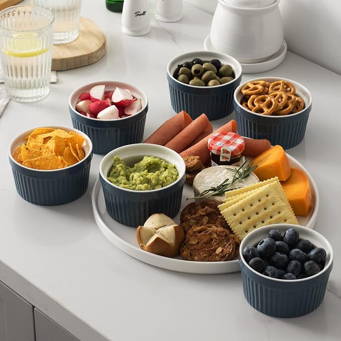 DOWAN 8 oz Porcelain Ramekins Bowls - Image 9