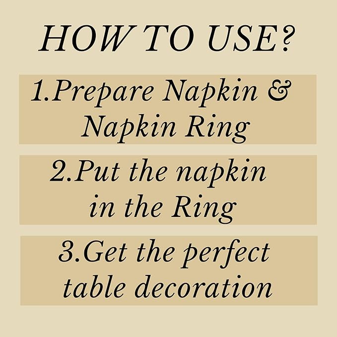 Alpha Living HOMEAntique Gold Metal Napkin Rings - Image 9