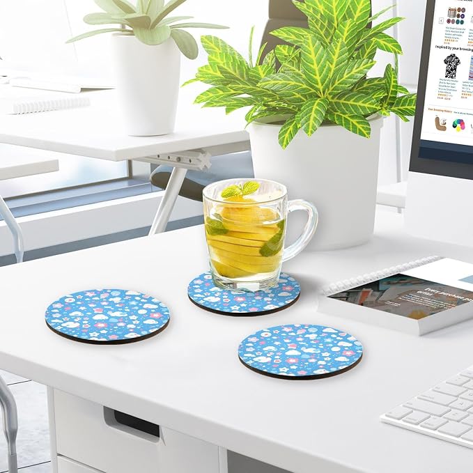 Cute Cute 4 Piecing Set Absorbent Coaster - Image 7