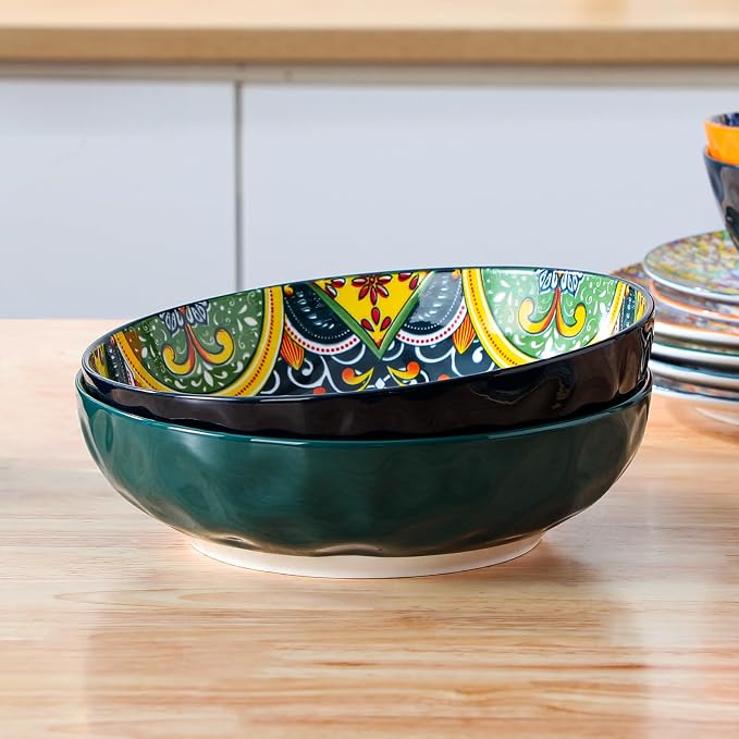 vancasso Large Serving Bowls, 78 Oz Salad Bowls Set of 2, Pasta and Dinner - Image 8