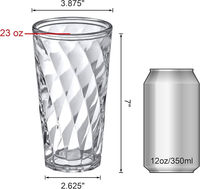 Amazing Abby - Alps - 22-Ounce Insulated Plastic Tumblers, Double-Wall Plastic - Image 4