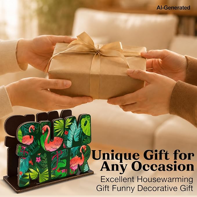 Summer Decor Wood Napkin Holder - Image 7