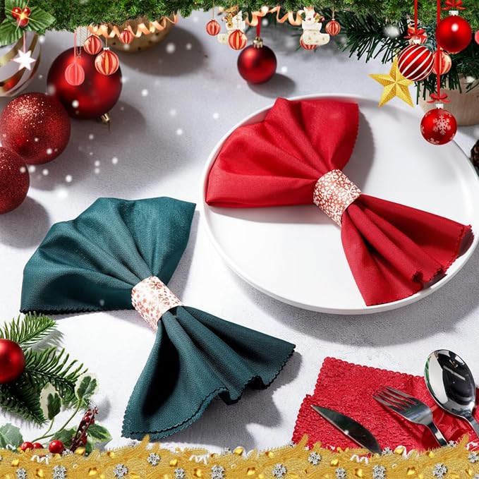 FoldTier 300 Pcs Paper Napkin Rings Disposable Napkin Bands Self Adhesive - Image 6