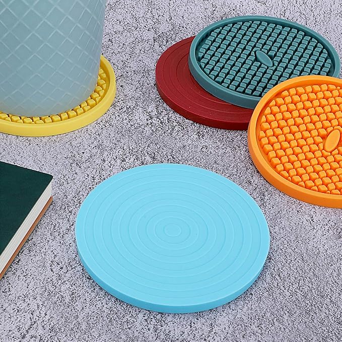ME.FAN Silicone Coasters Thickened Drink Coasters - Image 9