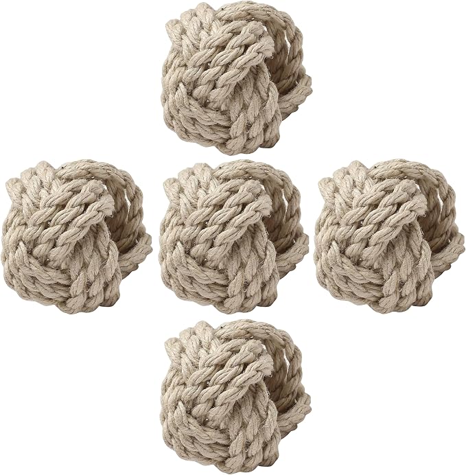 ALPHA Living HOME Napkin Rings Set of 12 - Image 8