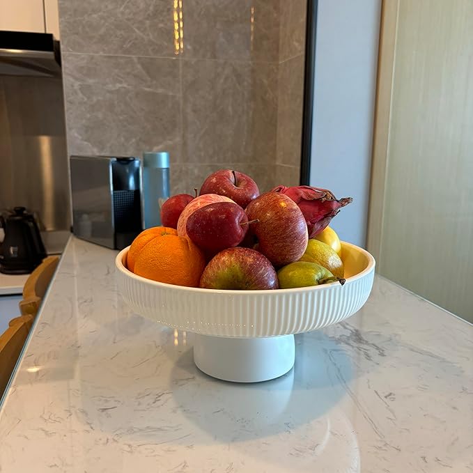 11" Ceramic Fruit Bowl for Kitchen Counter - Image 6