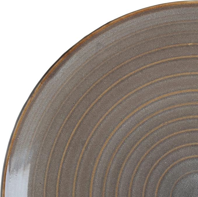 Gibson Elite 16 Piece Dreamweaver Double Bowl Terracotta Reactive Dinnerware Set - Image 7