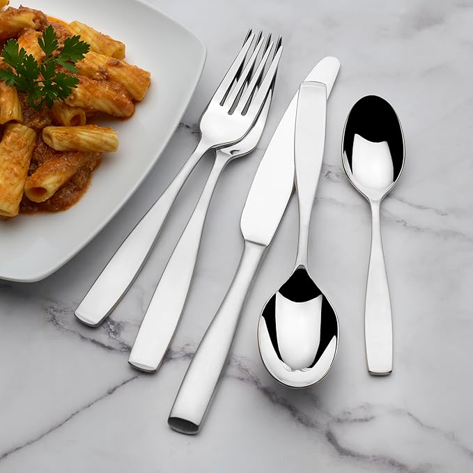 Mikasa Satin Loft 65-Piece Flatware Set, Service - Image 9