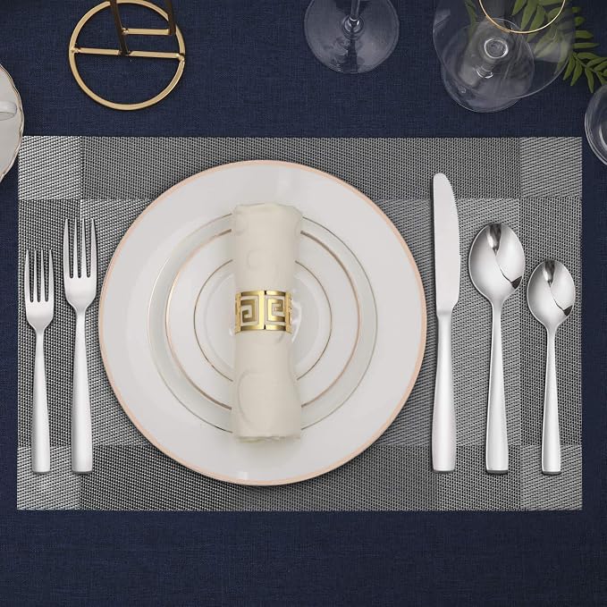 Hiware 72-Piece Silverware Set for 12, Stainless Steel Flatware Cutlery Set For - Image 7
