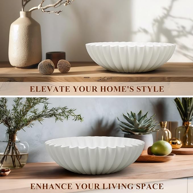 Large Decorative Bowl, Modern Handicraft Bowls - Image 7