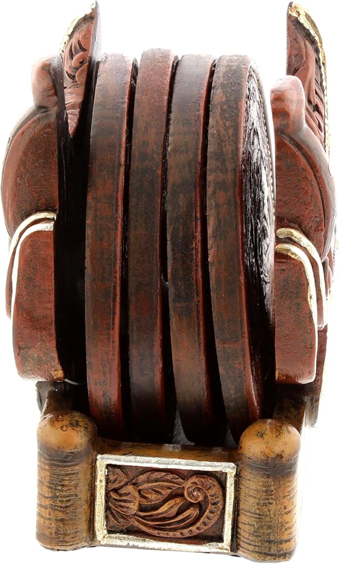 The Bridge Collection Western Saddle Coaster Set - Image 5