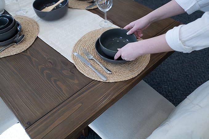 Elanze Designs Bistro Glossy Ceramic 6.5 inch Dinnerware Bowls Set of 4 - Image 6