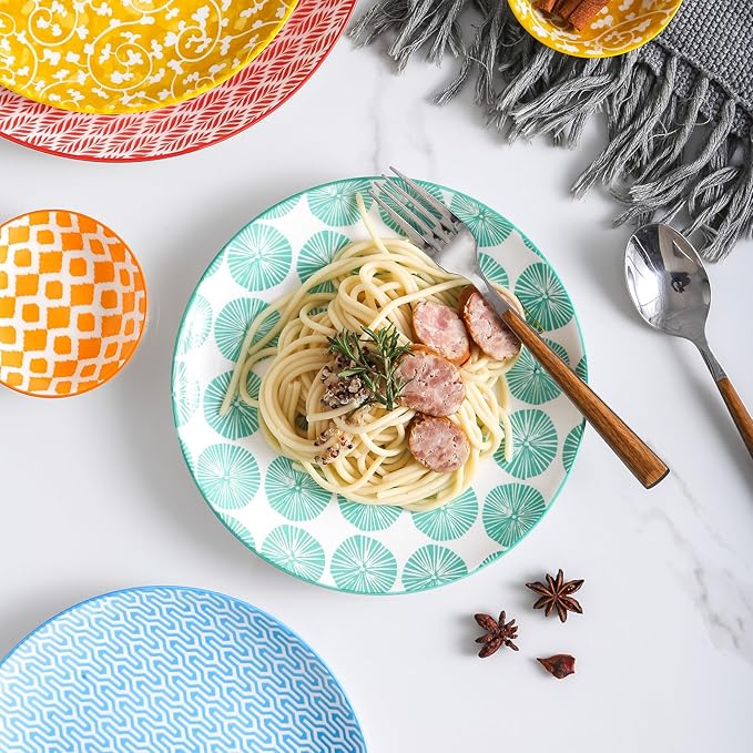 Selamica 30-Pieces Ceramic Dinnerware Sets - Image 6