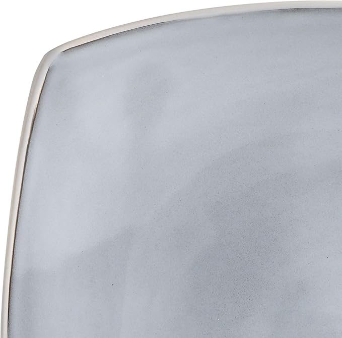 Gibson Elite Soho Lounge Square Reactive Glaze Stoneware Dinnerware Set - Image 8