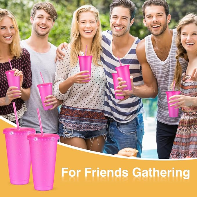 Amyhill 12 Pcs Reusable Glitter Cups - Image 7