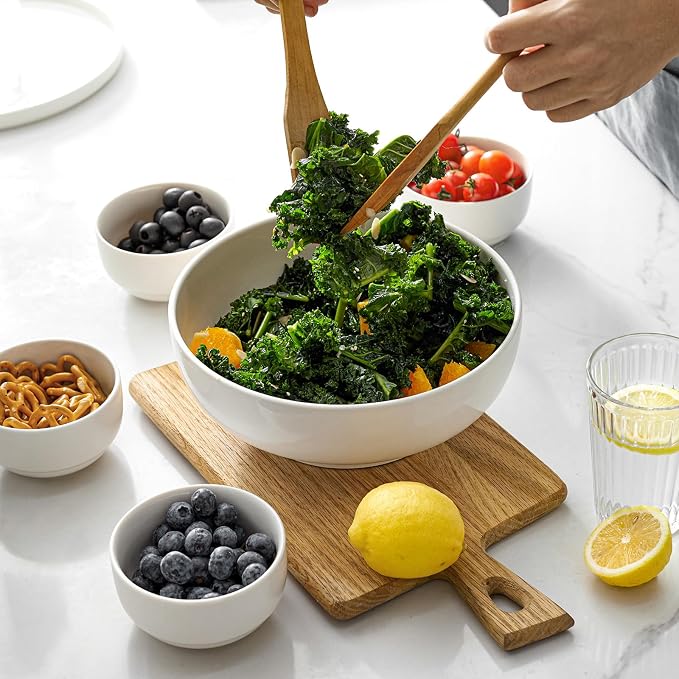 DOWAN Serving Bowls, 90 OZ Large Salad Bowls - Image 7
