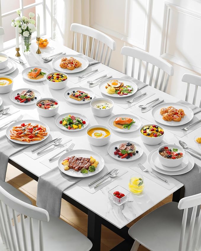 MALACASA 24-Piece Dinnerware Set - Image 9