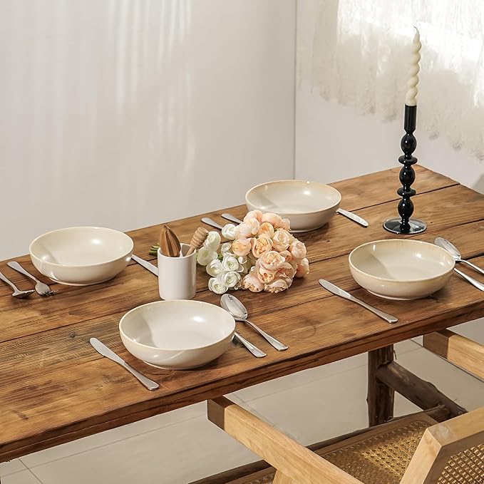 30oz Ceramic bowls set of 4-8" serving bowls - Image 6