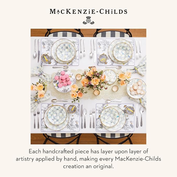 MACKENZIE-CHILDS Supper Club Salad Serving Set, Fork and Spoon Salad Servers - Image 4