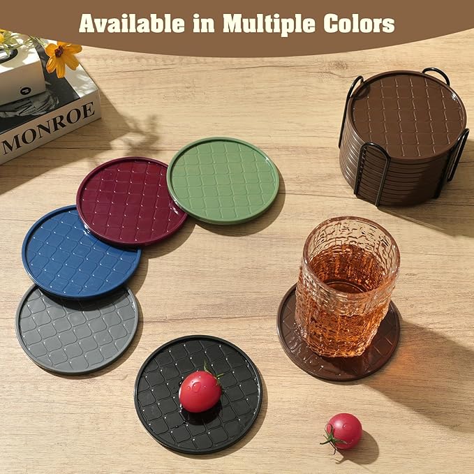 Coasters Set of 6, Hot or Cold Drink Coasters - Image 7
