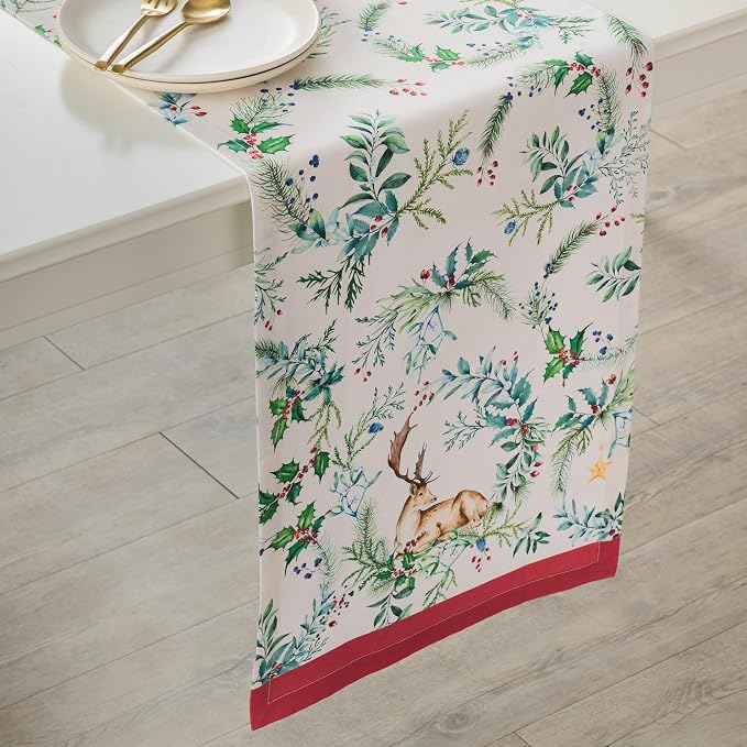 Maison d' Hermine Table Runner 100% Cotton 14.50" x 108" | Table Runners 108 - Image 9