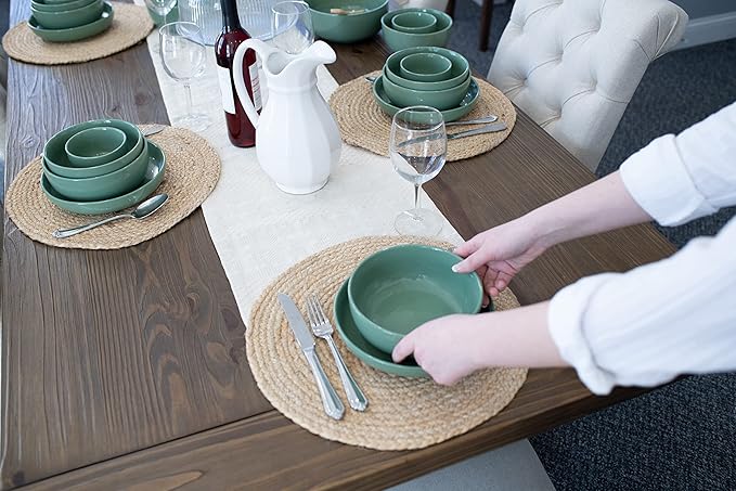 Elanze Designs Bistro Glossy Ceramic 6.5 inch Dinnerware Bowls Set of 4 - Image 6
