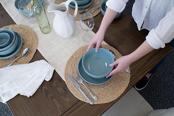 Elanze Designs Bistro Glossy Ceramic 6.5 inch Dinnerware Bowls Set of 4 - Image 6