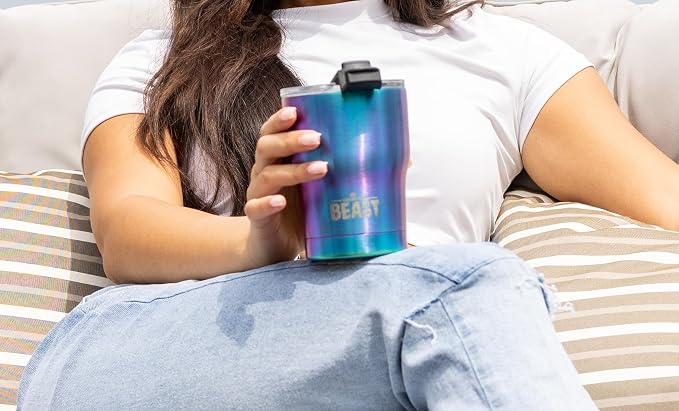 Beast 10 oz Tumbler Stainless Steel Vacuum Insulated Coffee Ice Cup Double Wall - Image 8
