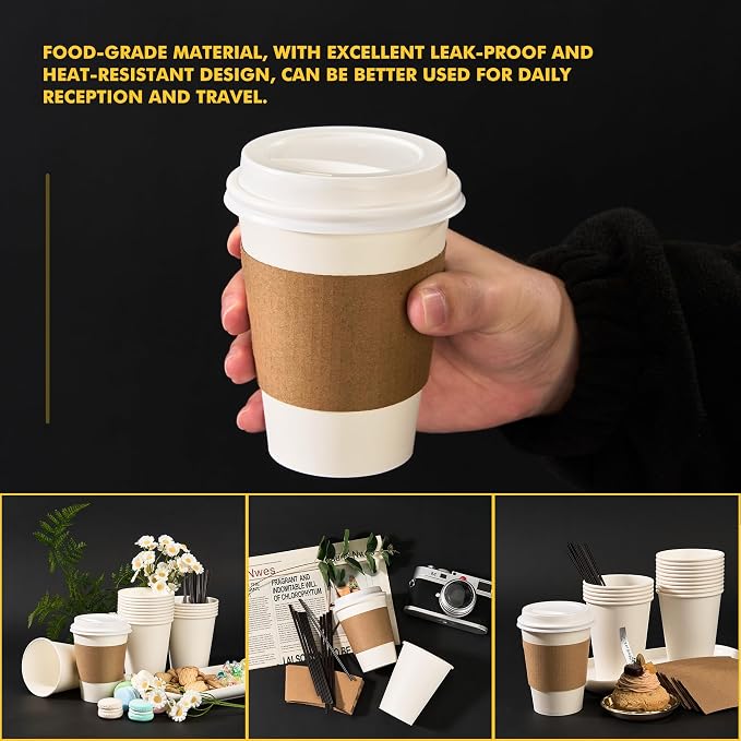 RACETOP 12 oz Paper Coffee Cups - Image 9