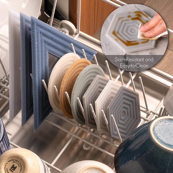 LINE+ARC Silicone Coasters feat. in NYT WireCutter | Waterproof, anti-stain - Image 9