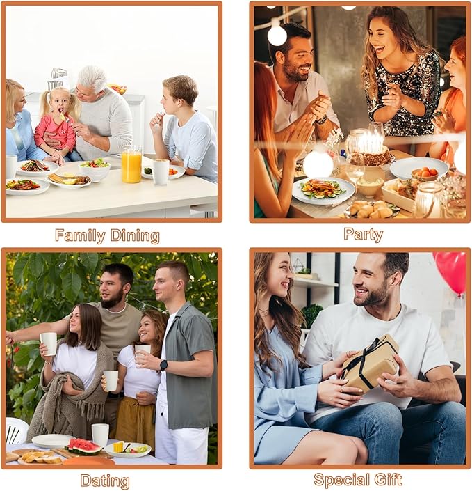 Wheat Straw Dinnerware Sets Service - Image 9