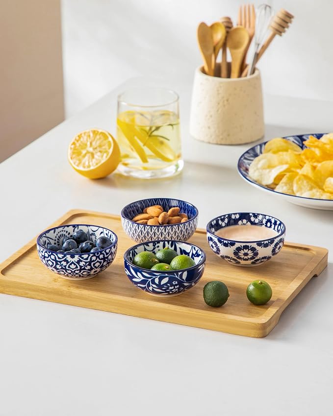 vancasso 2.7 Oz Ceramic Mini Dipping Bowls Set of 6, 3 Inch Small Dip Bowls - Image 8