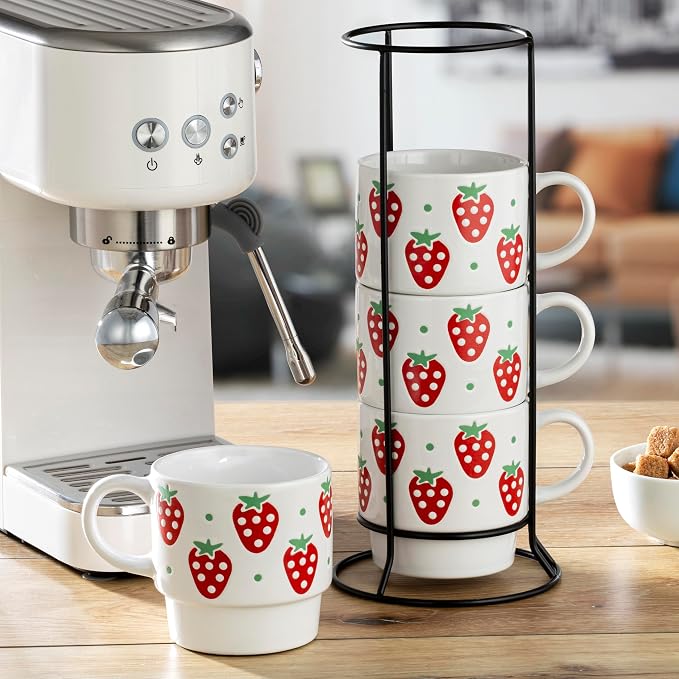 Signature Housewares Stackable Coffee Mug Tower Set - Image 6