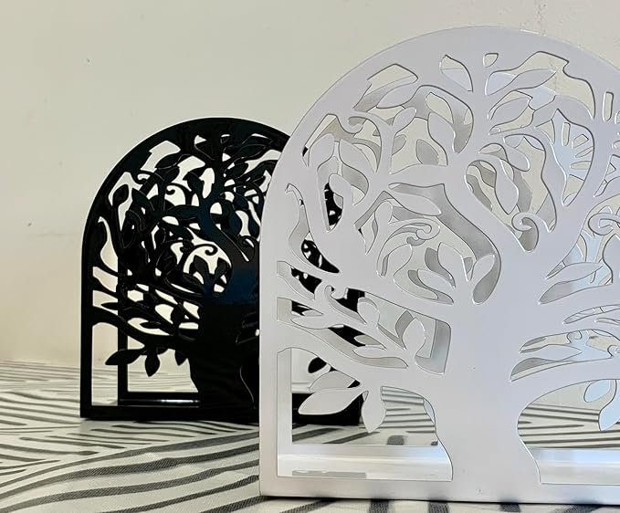 White Metal Tree of Life Napkin Holder - Image 8