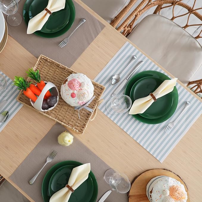 12 Pcs Wooden Napkin Rings Handmade Dining Napkin Holder Buckles Farmhouse - Image 7