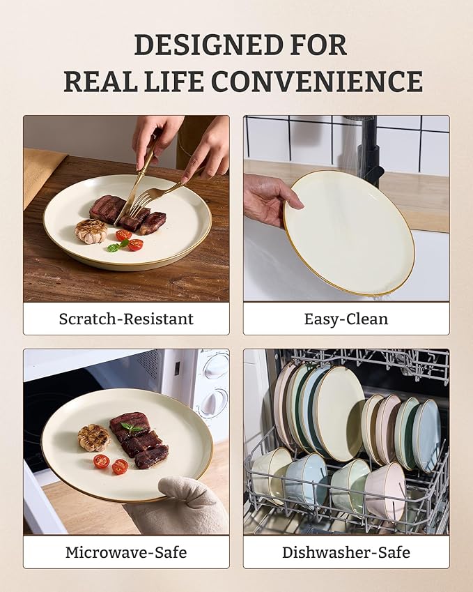 Famiware Saturn Stoneware Dishes Dinnerware Set - Image 7