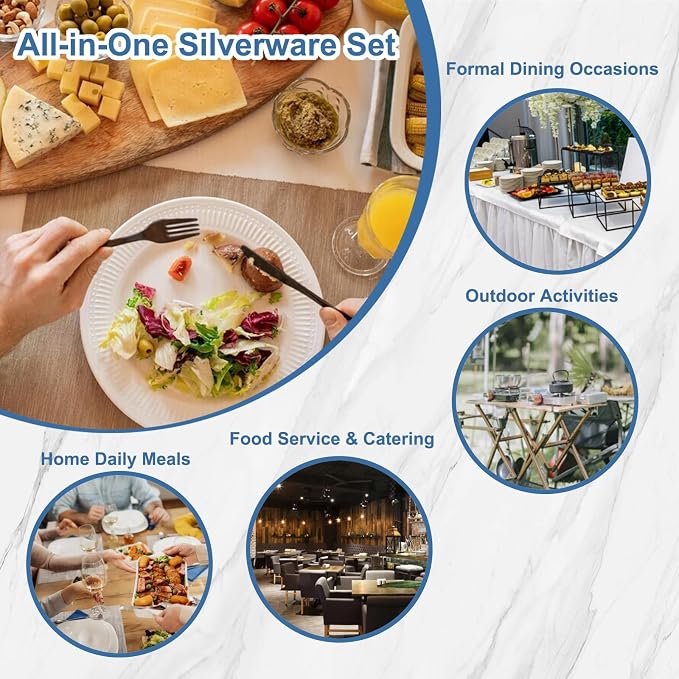 BEWOS 20 Piece silverware set - Image 7