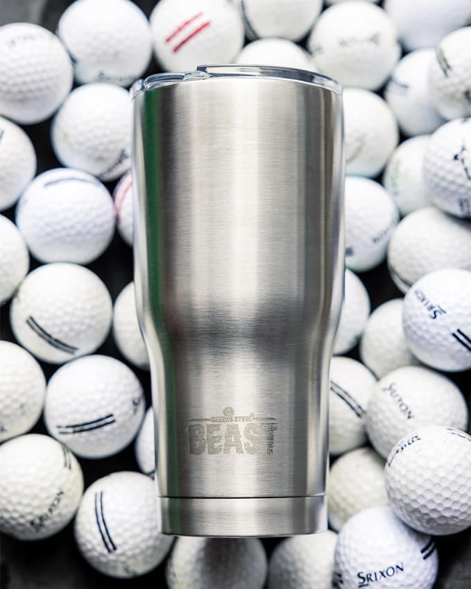 Beast 30 oz Tumbler Stainless Steel Vacuum Insulated Coffee Ice Cup Double Wall - Image 8