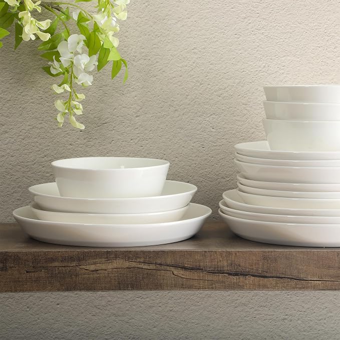 Gibson Home Summer Shades 16 Piece Plates and Bowls Dishes Service - Image 7