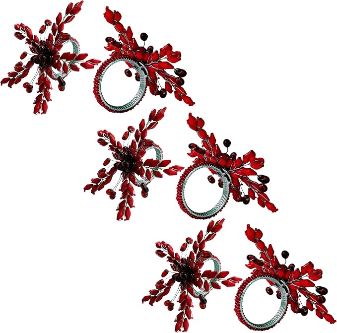 ITOS365 Napkin Rings Set of 12 for Dining Table Decoration Parties Everyday - Image 4