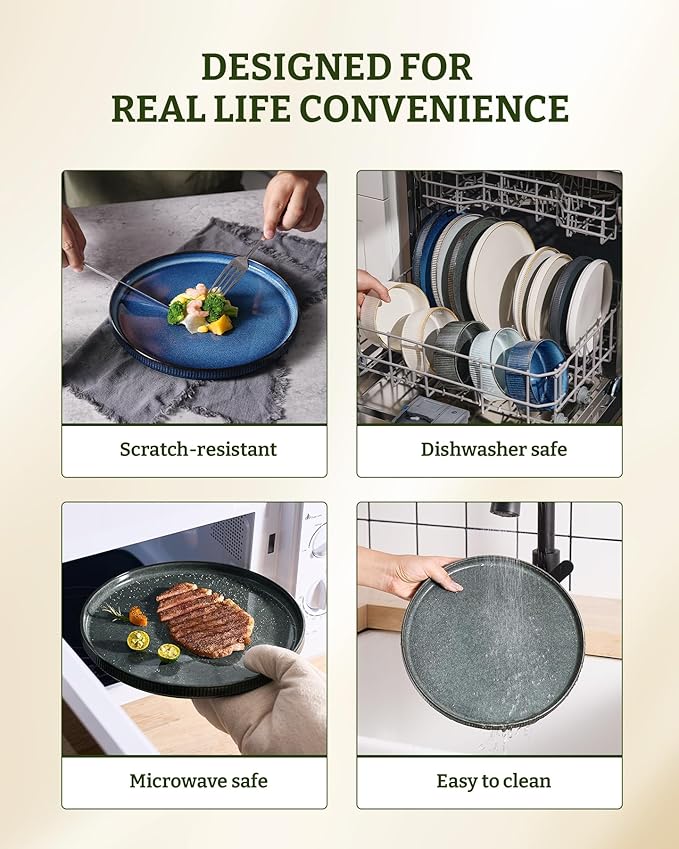 famiware Star 10/8 inches Dinner Plates Set - Image 8