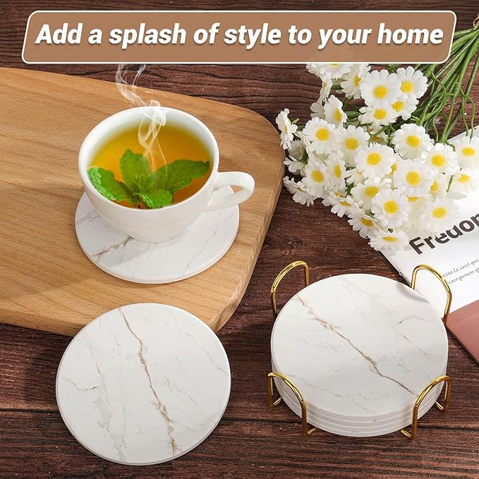 Acejoz Drink Coasters with Holder - Image 7