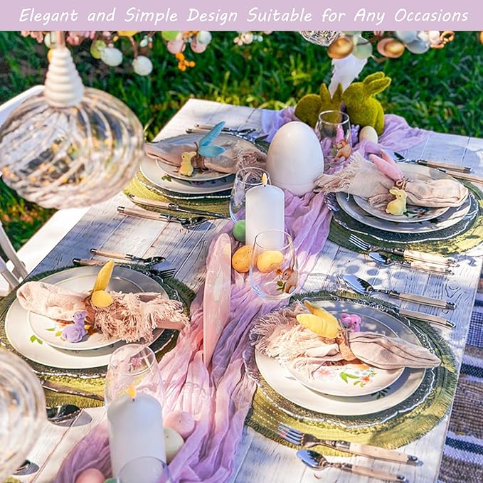 12 Pack Boho Gauze Table Runner - Image 7