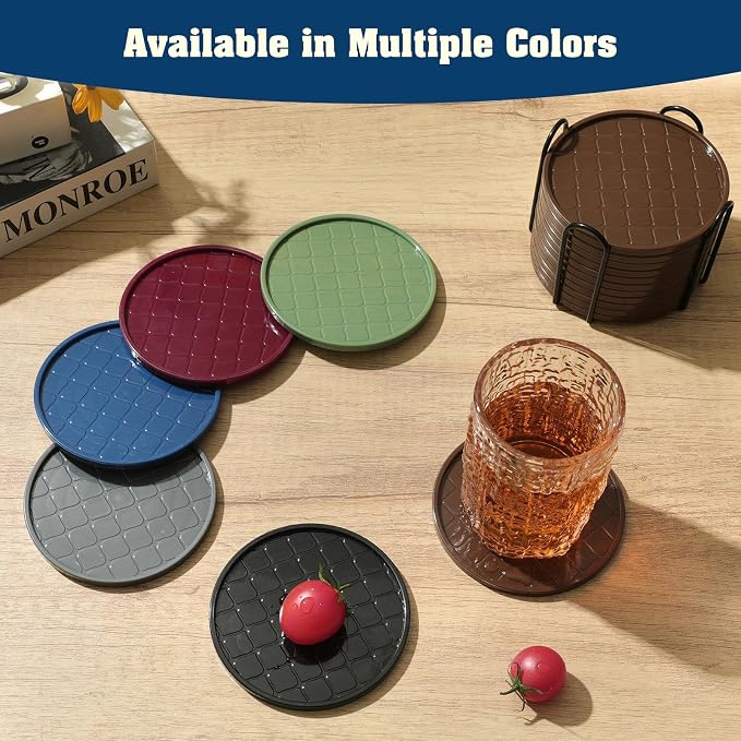 Coasters, Drink Coasters Set of 8 - Image 7