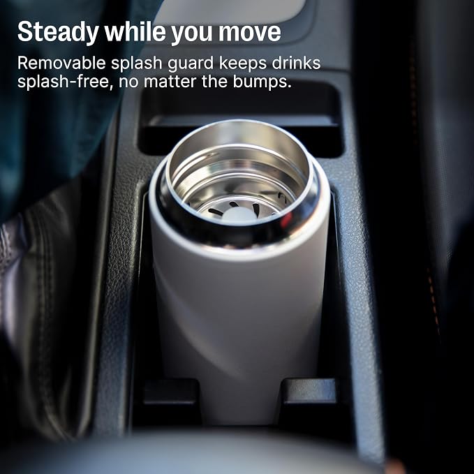 Fellow Carter Move Ceramic Lined Travel Coffee Mug 12 oz Stainless Steel | No - Image 7