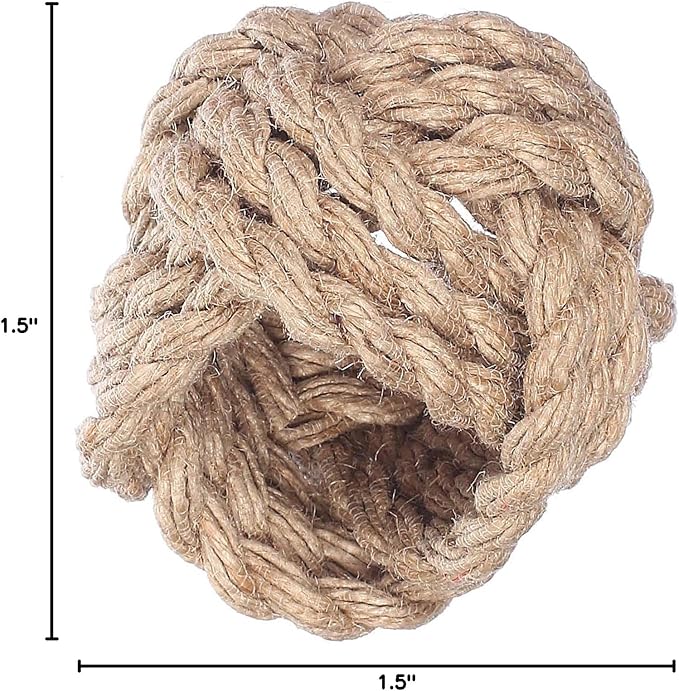 ALPHA Living HOME Woven Napkin Rings Set of 6 - Image 10