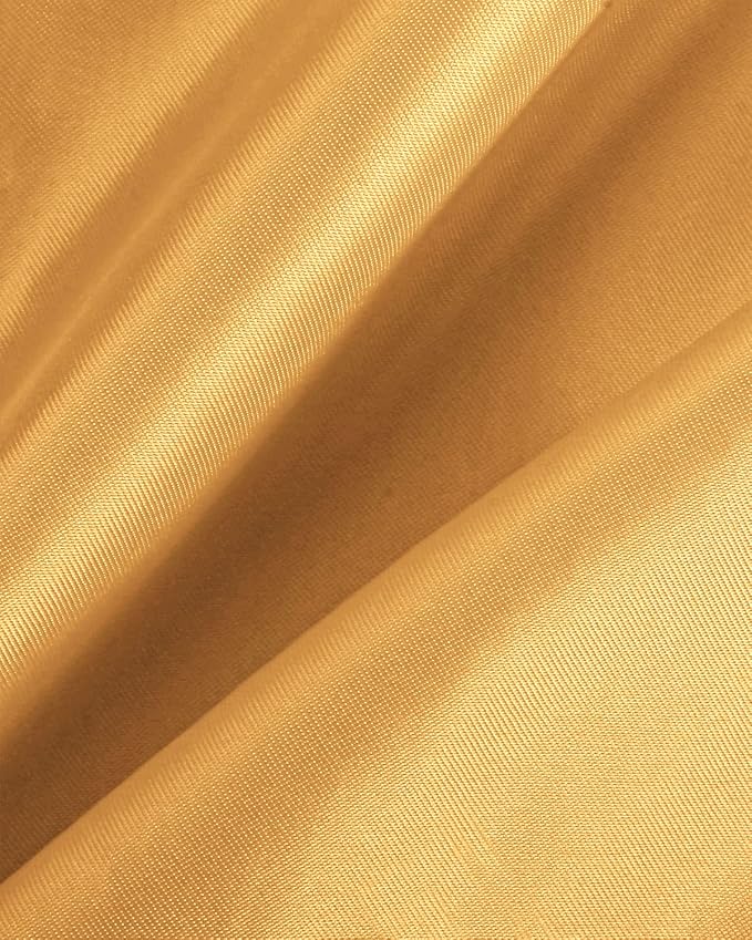 12 Pack Gold Napkin Rings and Cloth Napkins Set of 6, 17x17 Satin Cocktail - Image 7