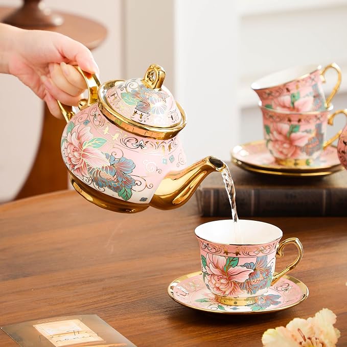 20 Pieces Porcelain Tea Set - Image 8