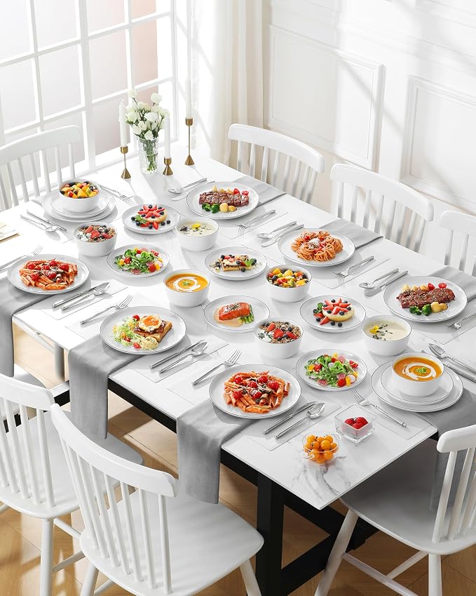 MALACASA 24-Piece Dinnerware Set - Image 9