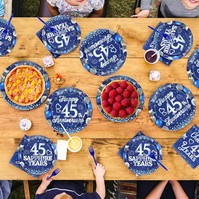 96Pcs 45th Anniversary Decorations - Image 8
